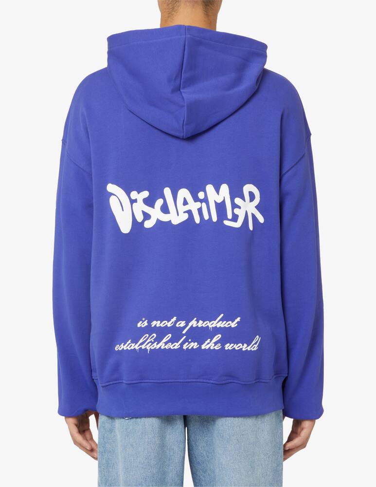 rinascente Disclaimer Hoodie lettering back
