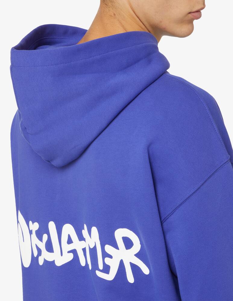 rinascente Disclaimer Hoodie lettering back