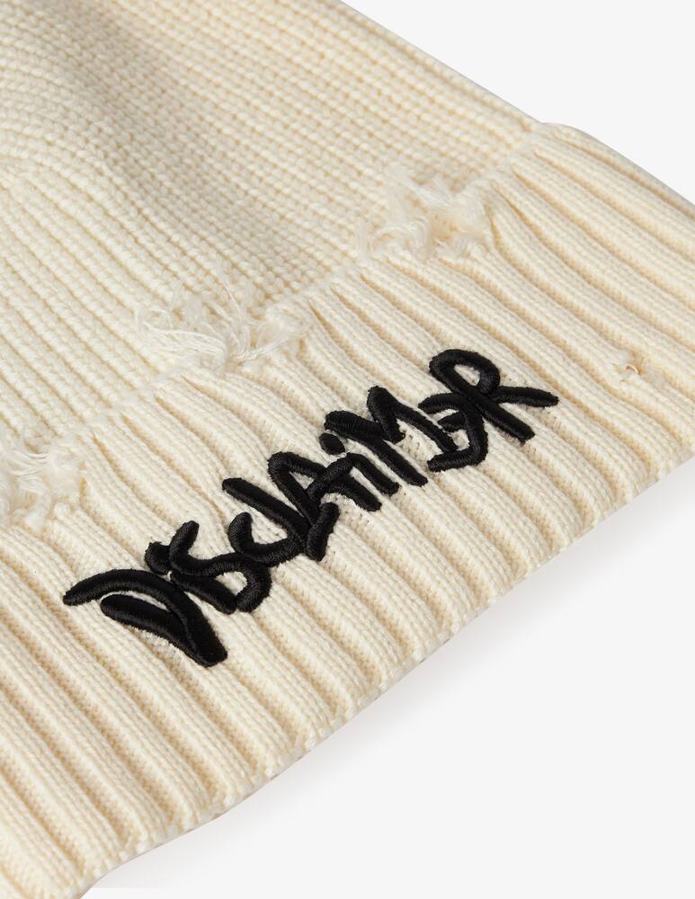 rinascente Disclaimer Beanie lettering