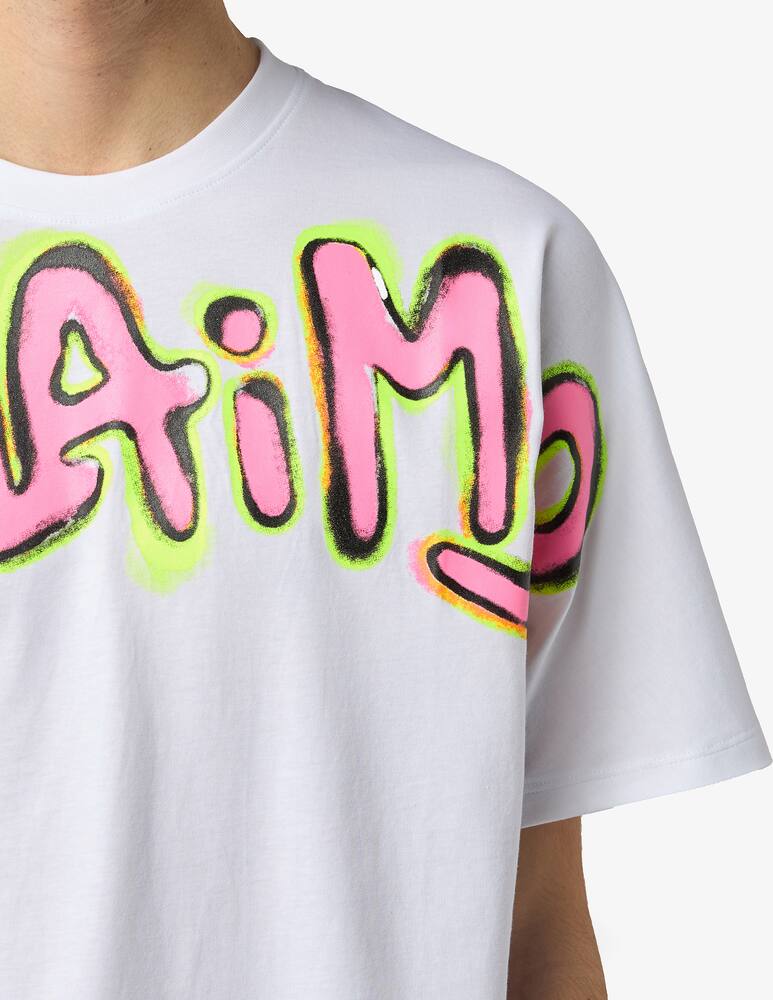 rinascente Disclaimer T-shirt graffiti lettering