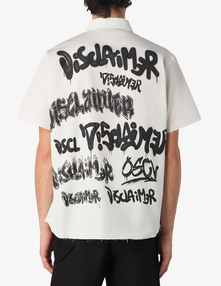 rinascente Disclaimer Camicia scritte sul retro