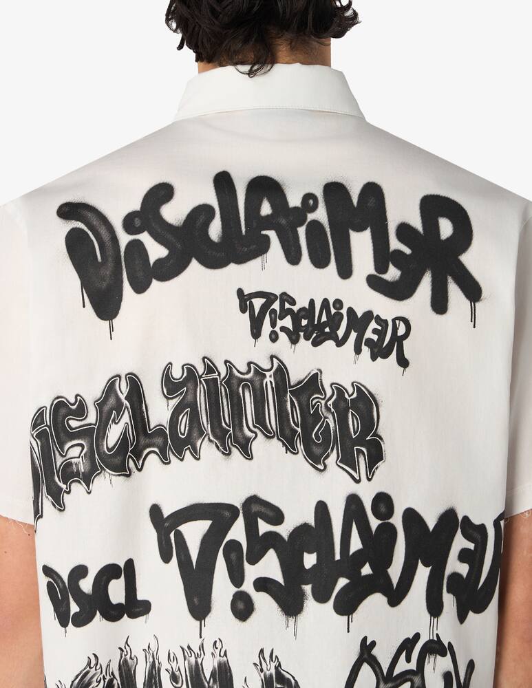 rinascente Disclaimer Camicia scritte sul retro