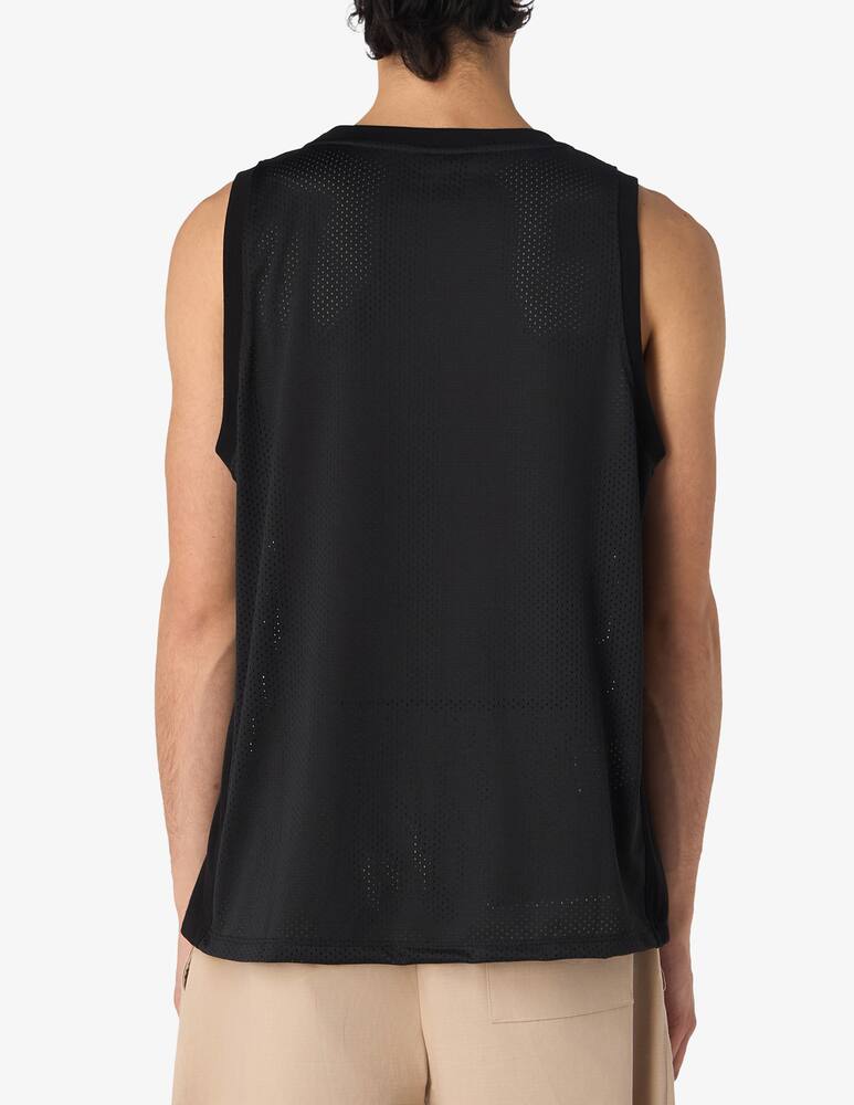 rinascente Disclaimer Canotta mesh lettering