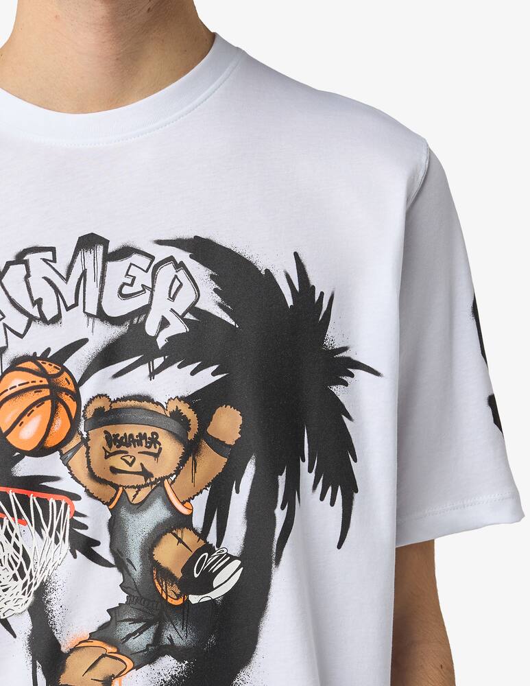 rinascente Disclaimer Lettering bear t-shirt