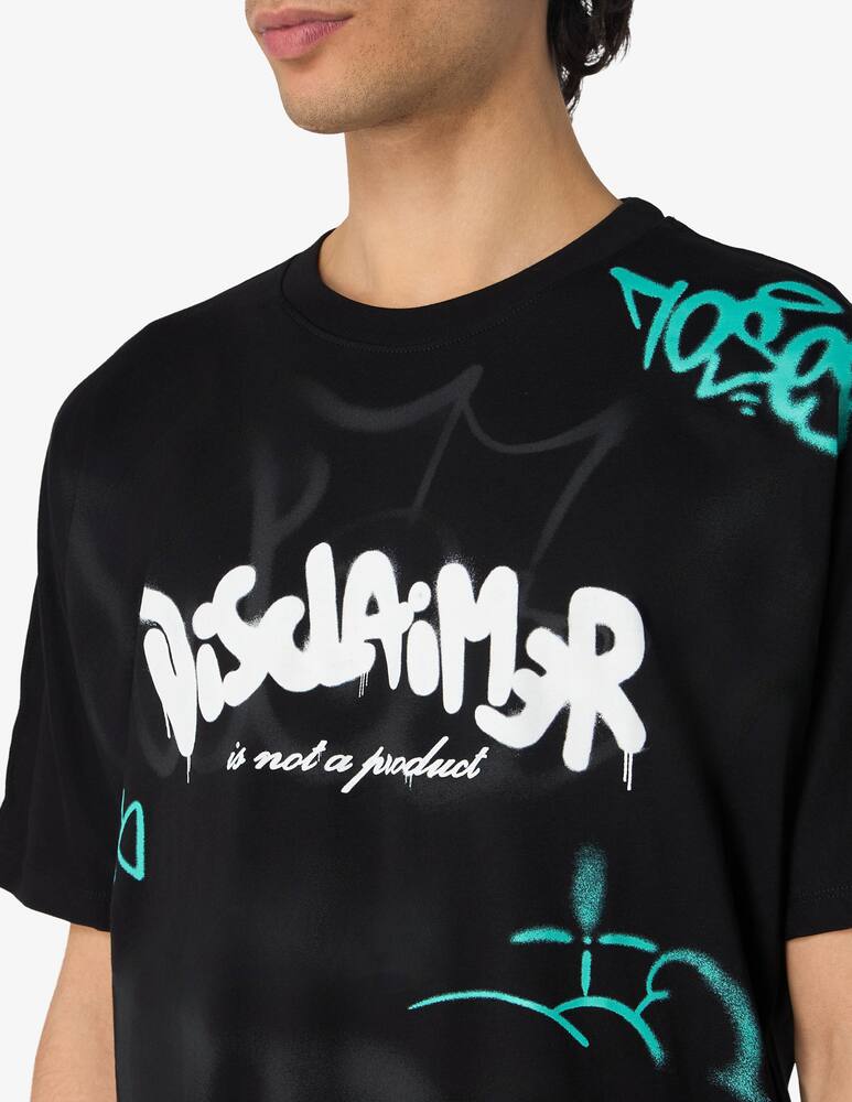 rinascente Disclaimer T-shirt lettering graffiti