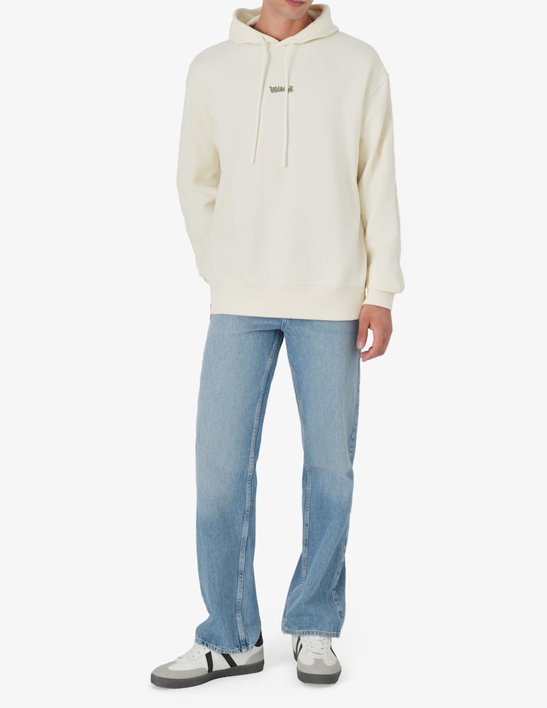 rinascente Disclaimer Hoodie lettering spray back