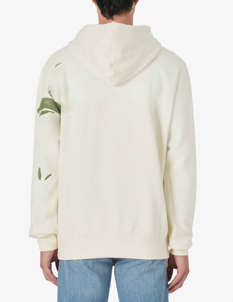 rinascente Disclaimer Hoodie lettering spray back