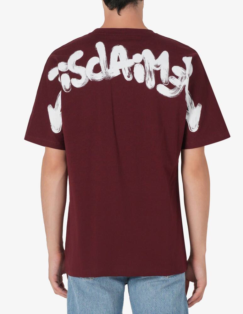 rinascente Disclaimer Lettering spray t-shirt