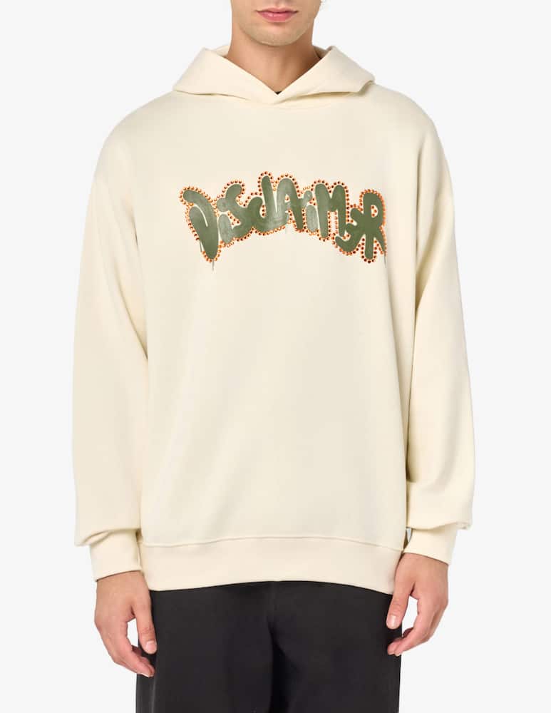 rinascente Disclaimer Hoodie lettering front brill