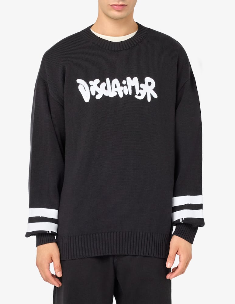 rinascente Disclaimer Disclaimer lettering jumper