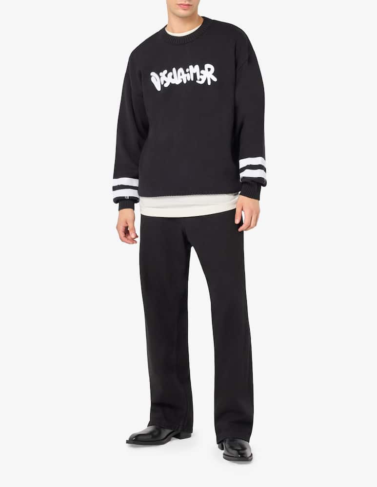 rinascente Disclaimer Disclaimer lettering jumper