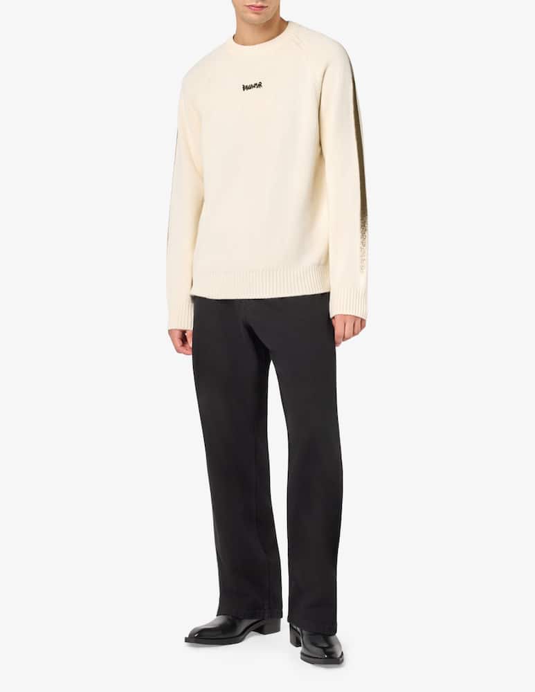 rinascente Disclaimer Spray sleeve jumper