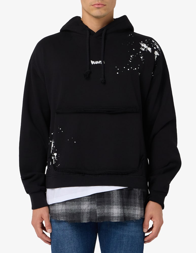 rinascente Disclaimer Hoodie doppio strato camicia