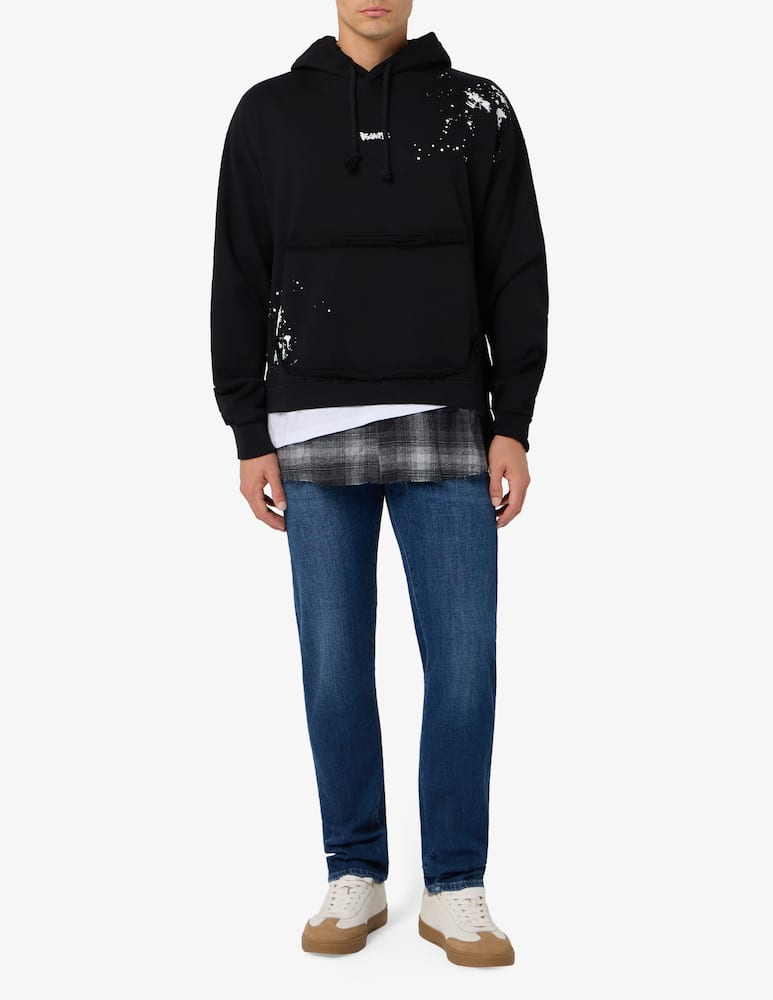 rinascente Disclaimer Hoodie doppio strato camicia