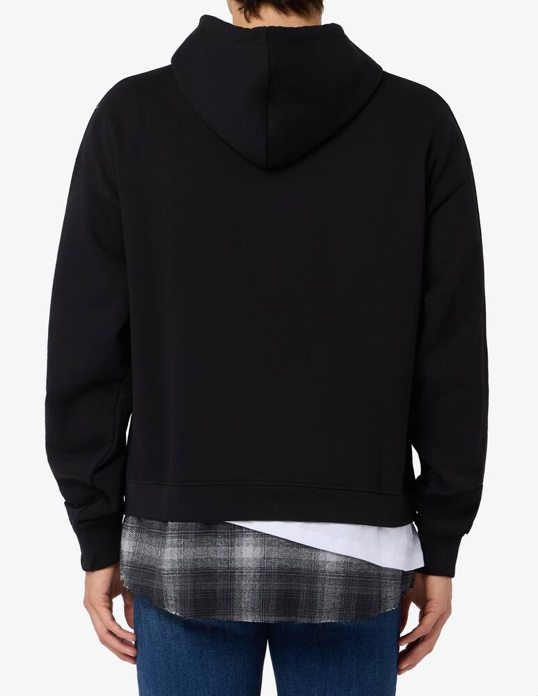 rinascente Disclaimer Hoodie doppio strato camicia