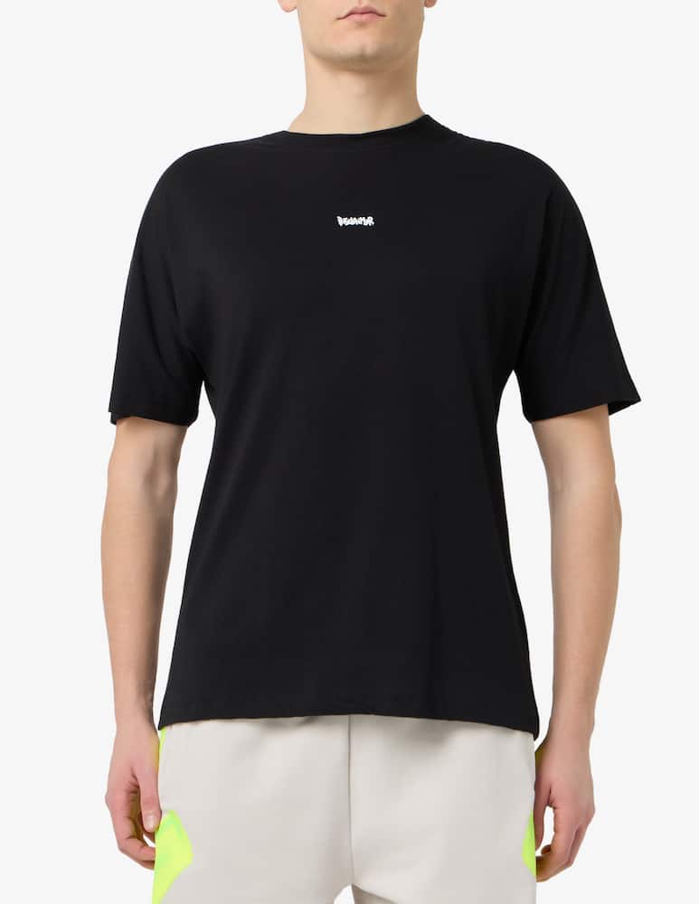 rinascente Disclaimer T-shirt in jersey di cotone graffiti