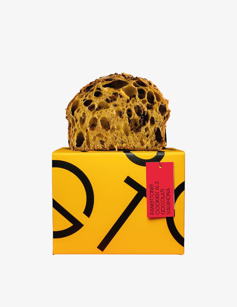 Gustificio Valrhona 3-Chocolate Panettone Cookies 900g - picture 1 Gustificio Valrhona 3-Chocolate Panettone Cookies 900g - picture 1