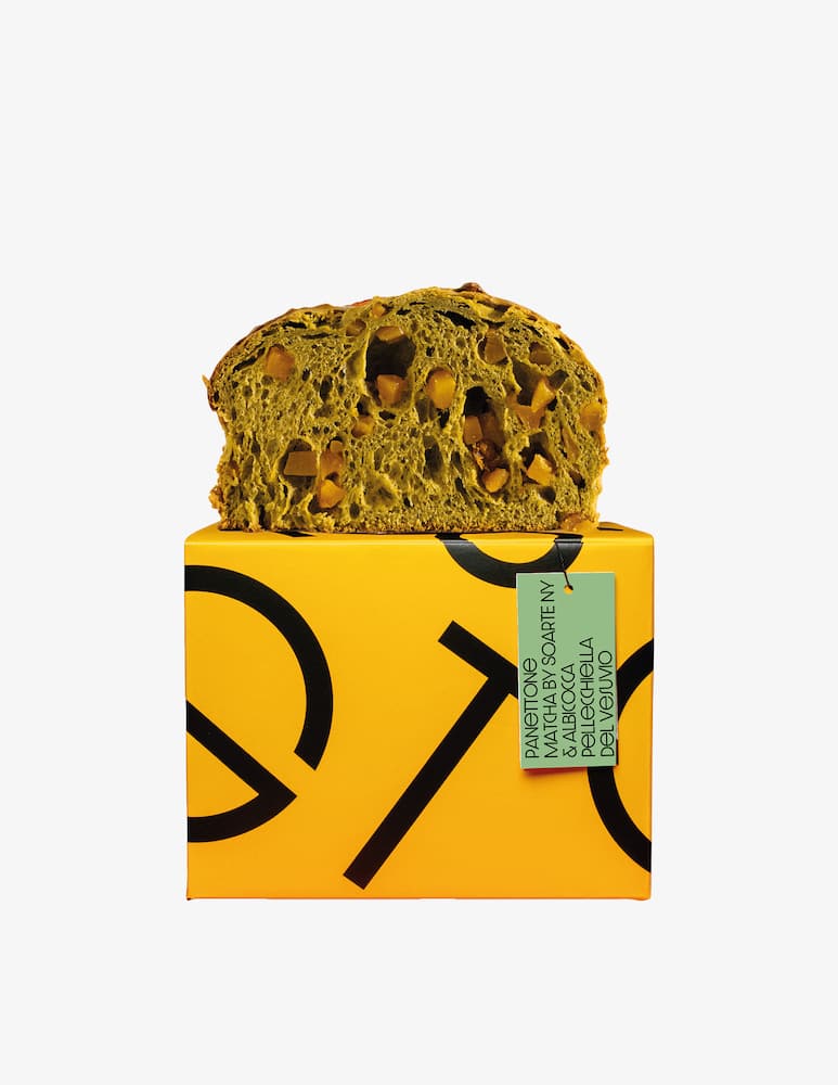 Gustificio Matcha and Apricot Panettone by Sorate Ny 900g - picture 1 Gustificio Matcha and Apricot Panettone by Sorate Ny 900g - picture 1