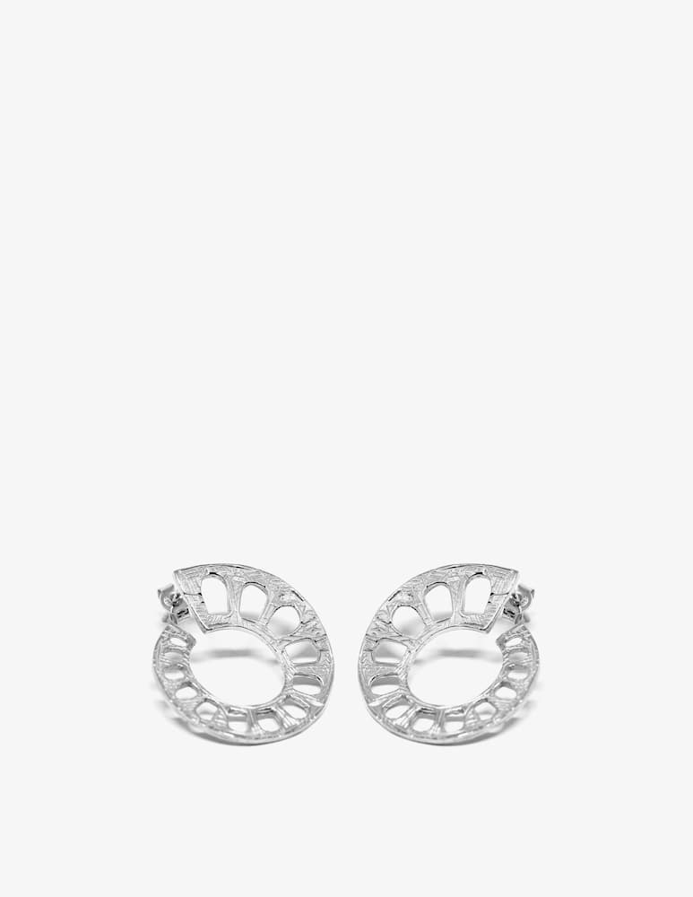 rinascente Co.Ro Aqueduct sterling silver earrings