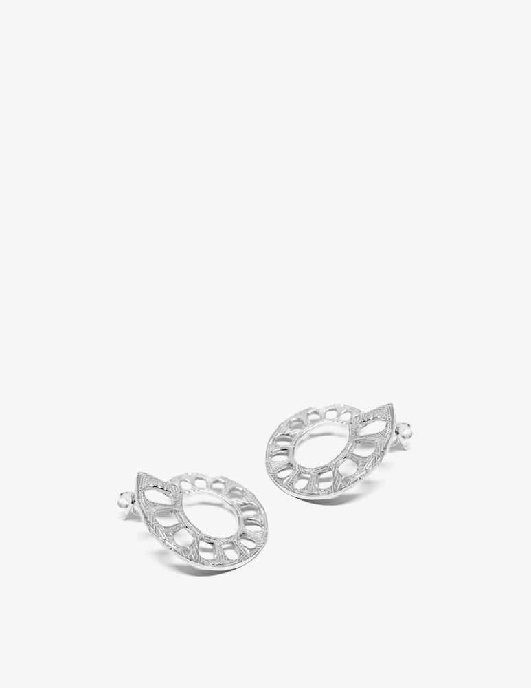 rinascente Co.Ro Aqueduct sterling silver earrings