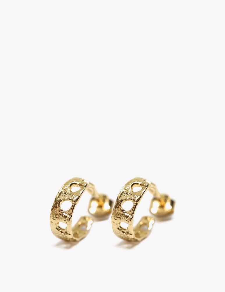 rinascente Co.Ro Aqueduct hoop earrings