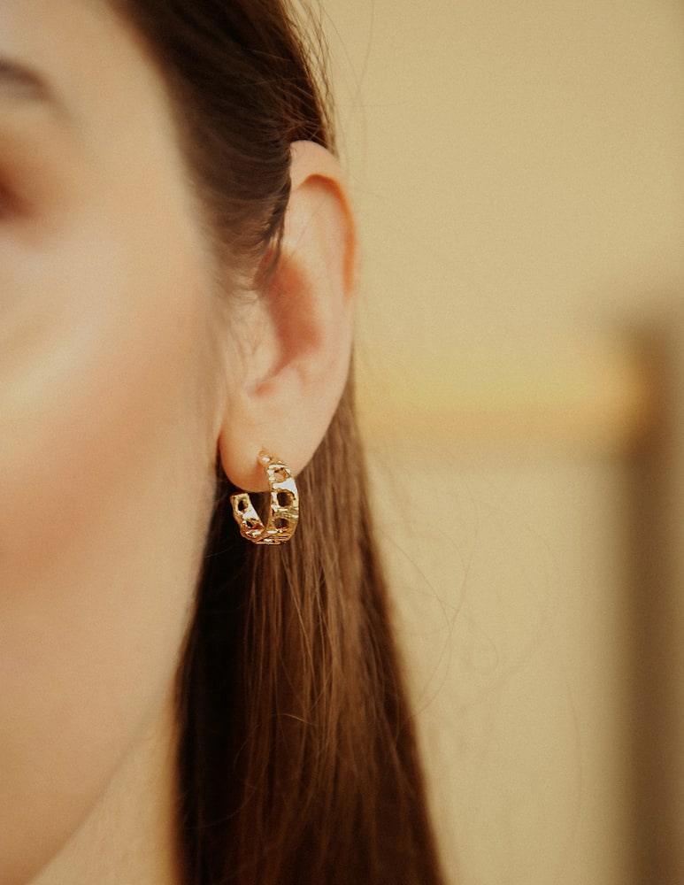 rinascente Co.Ro Aqueduct hoop earrings