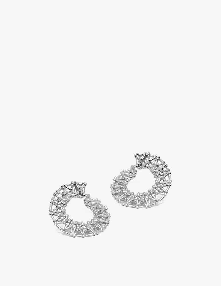 rinascente Co.Ro Gasometer sterling silver earrings