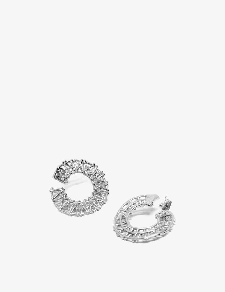 rinascente Co.Ro Gasometer sterling silver earrings
