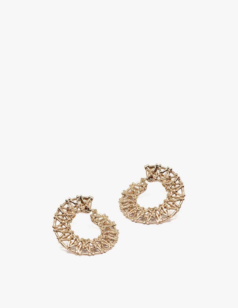 rinascente Co.Ro Gasometer hoop earrings