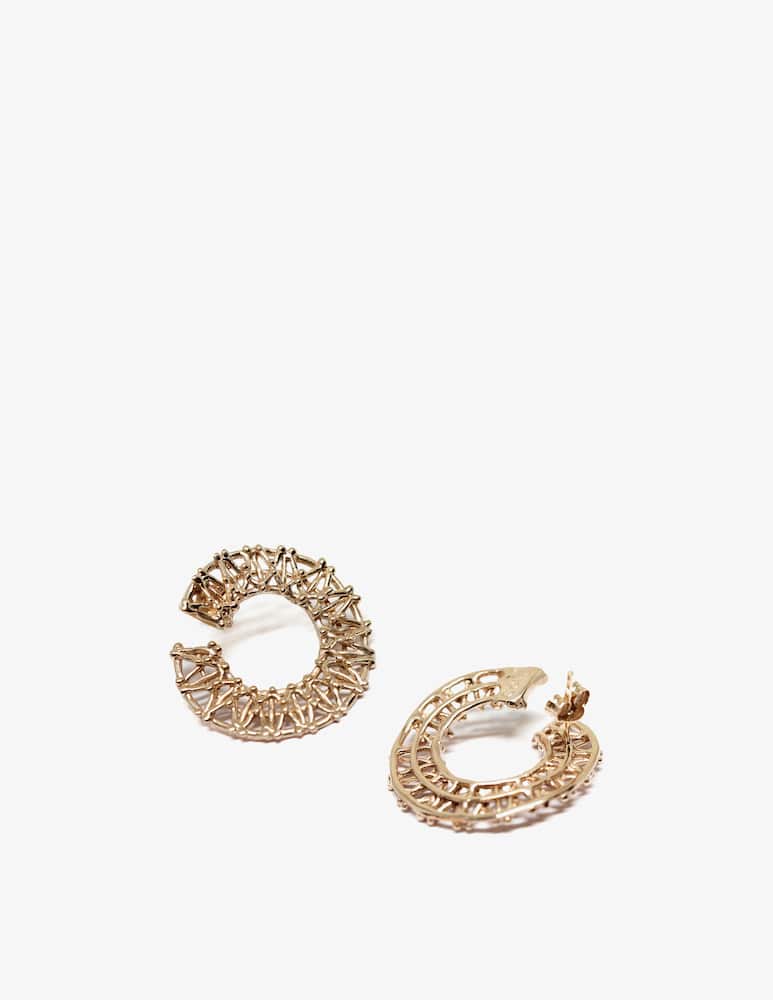rinascente Co.Ro Gasometer hoop earrings