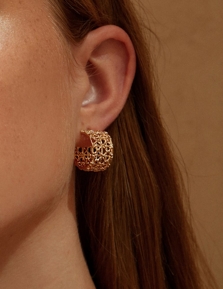 rinascente Co.Ro Gasometer hoop earrings