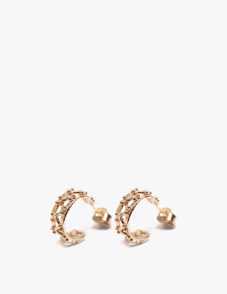 rinascente Co.Ro Little Beams Hoop Earrings