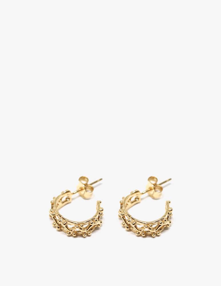 rinascente Co.Ro Little Beams Hoop Earrings