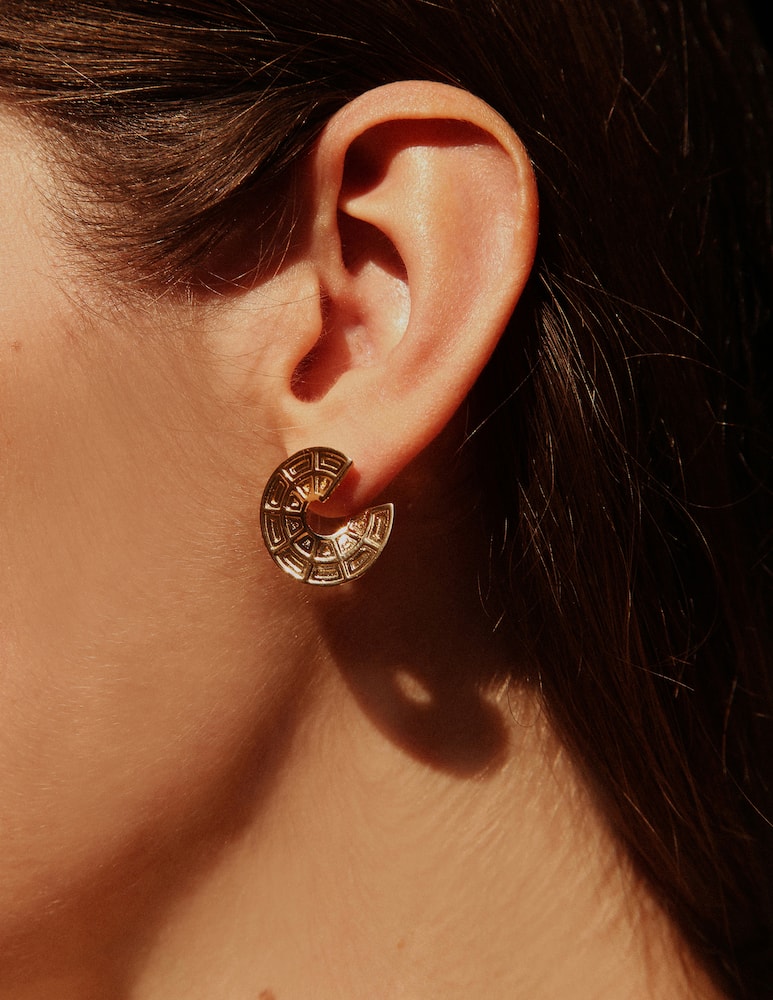 Co.Ro Pantheon dome earrings - picture 2 Co.Ro Pantheon dome earrings - picture 2