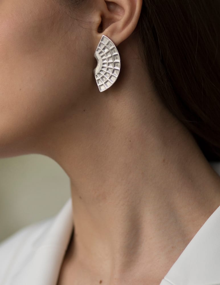 rinascente Co.Ro Pantheon sterling silver earrings