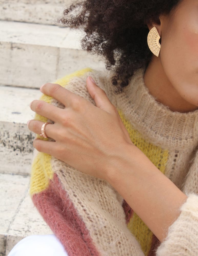 rinascente Co.Ro Pantheon gold-plated earrings