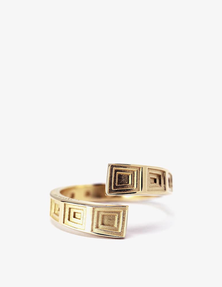 rinascente Co.Ro Anello placcato argento Pantheon
