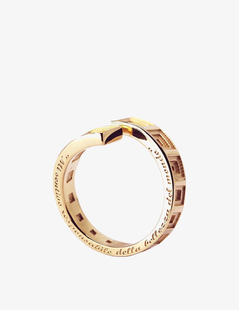 rinascente Co.Ro Anello placcato argento Pantheon