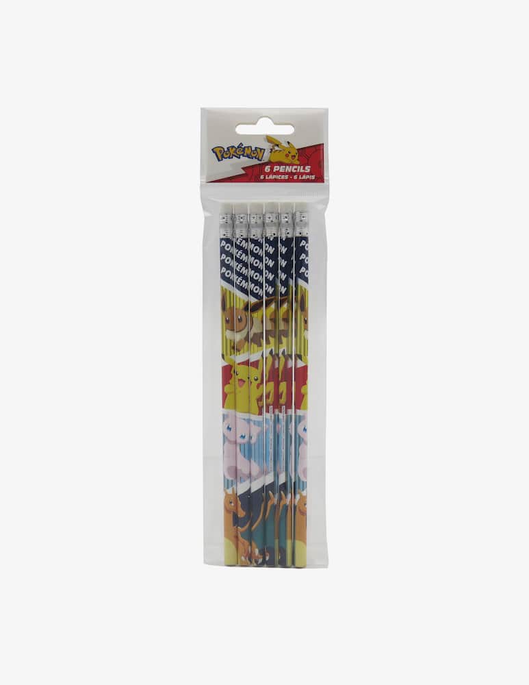 rinascente Pokemon 6 Pencils Set