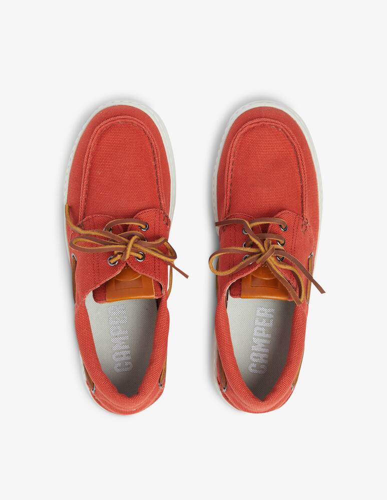 rinascente Camper Scarpa da barca in tela runner 4 - rosso