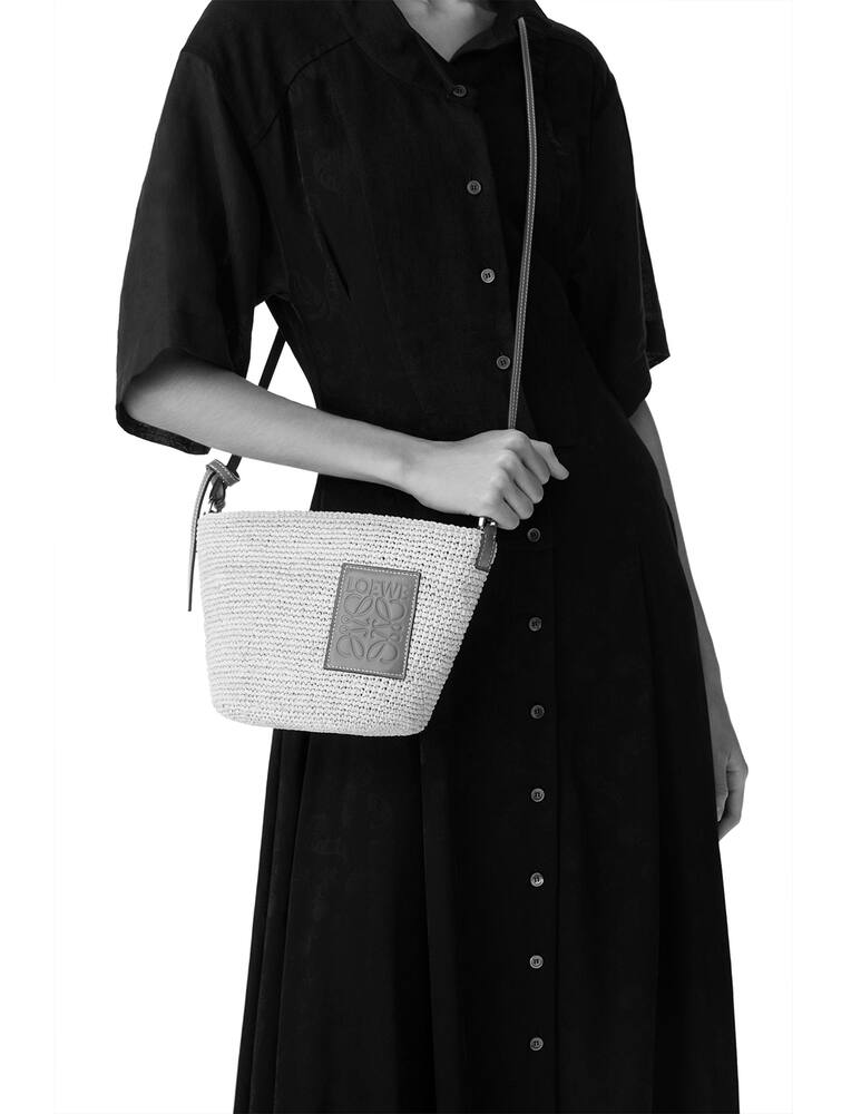 rinascente LOEWE Pochette in rafia e pelle Paula's Ibiza