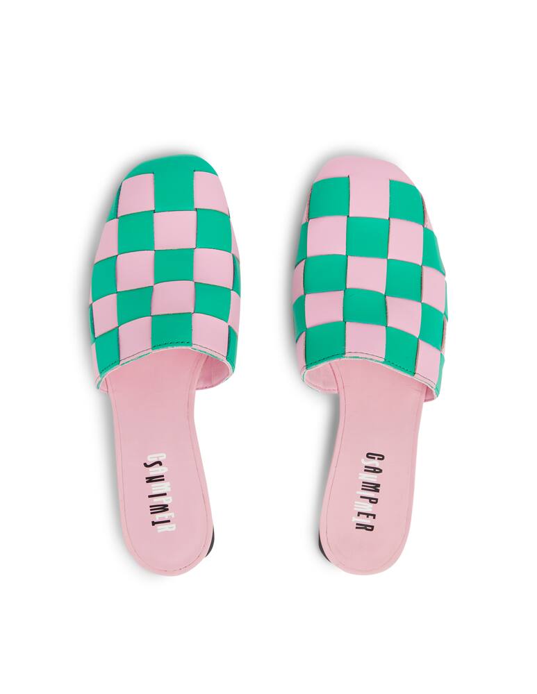 rinascente Camper Ciabattine intrecciate - verde