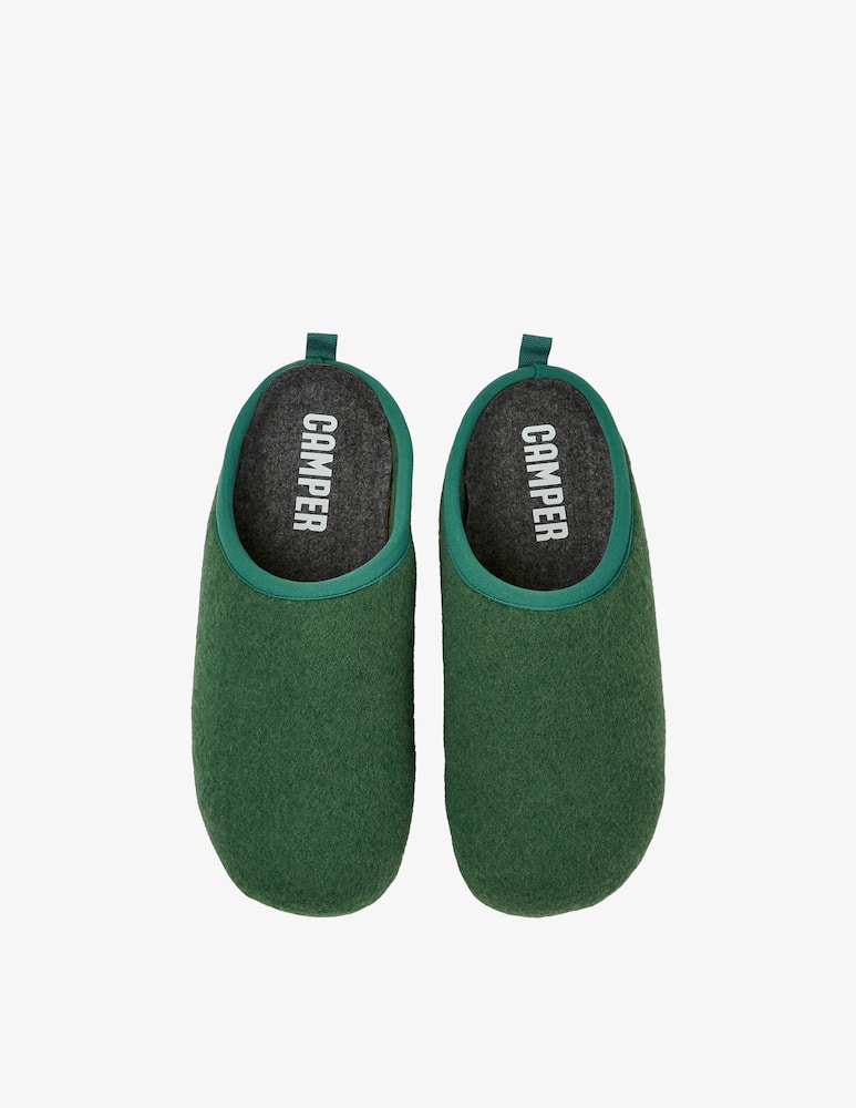 rinascente Camper Wabi wool slippers - Green