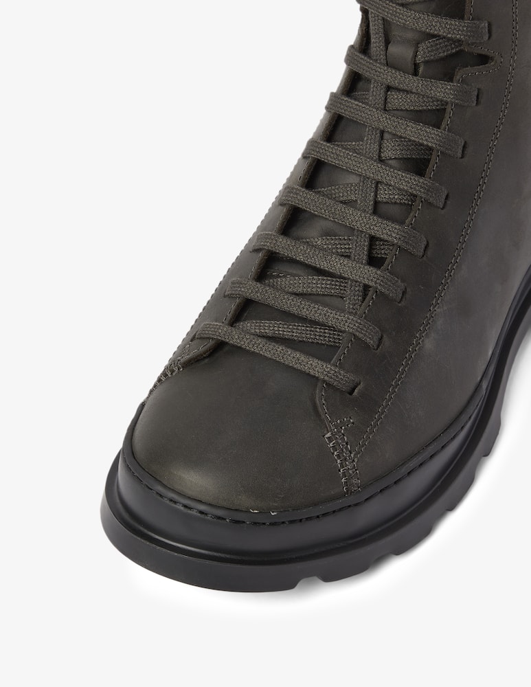 Camper Scarpe brutus in pelle - grigio scuro - immagine 2 Camper Scarpe brutus in pelle - grigio scuro - immagine 2