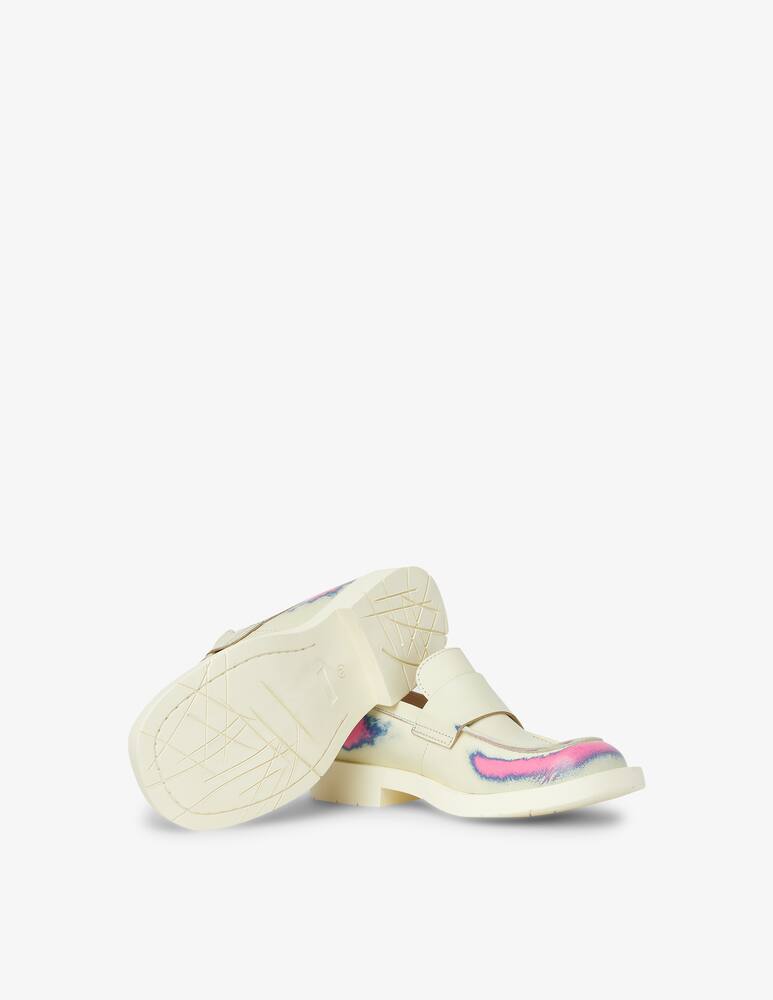 rinascente Camper Lab Mocassini in pelle 1978 fax - Bianco