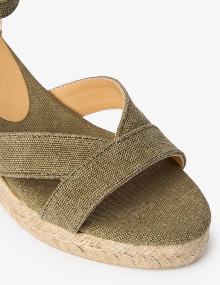 rinascente Castaner Espadrille heel sandal