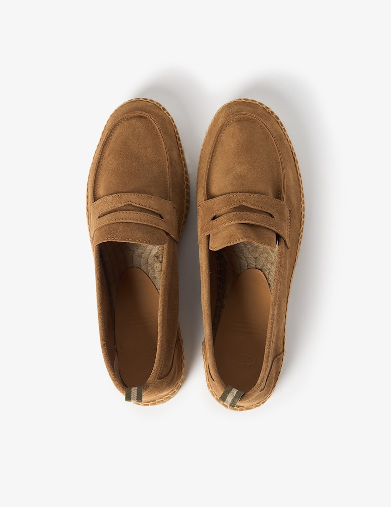 rinascente Castaner Suede espadrille loafers
