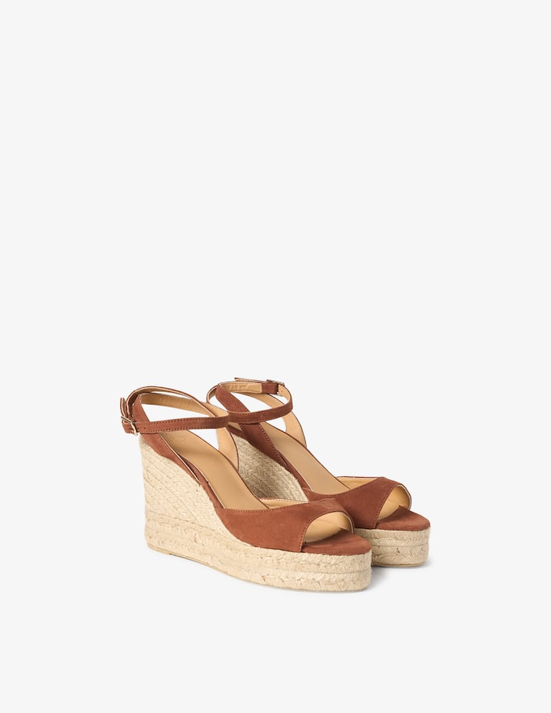 rinascente Castaner Brook suede wedge sandals