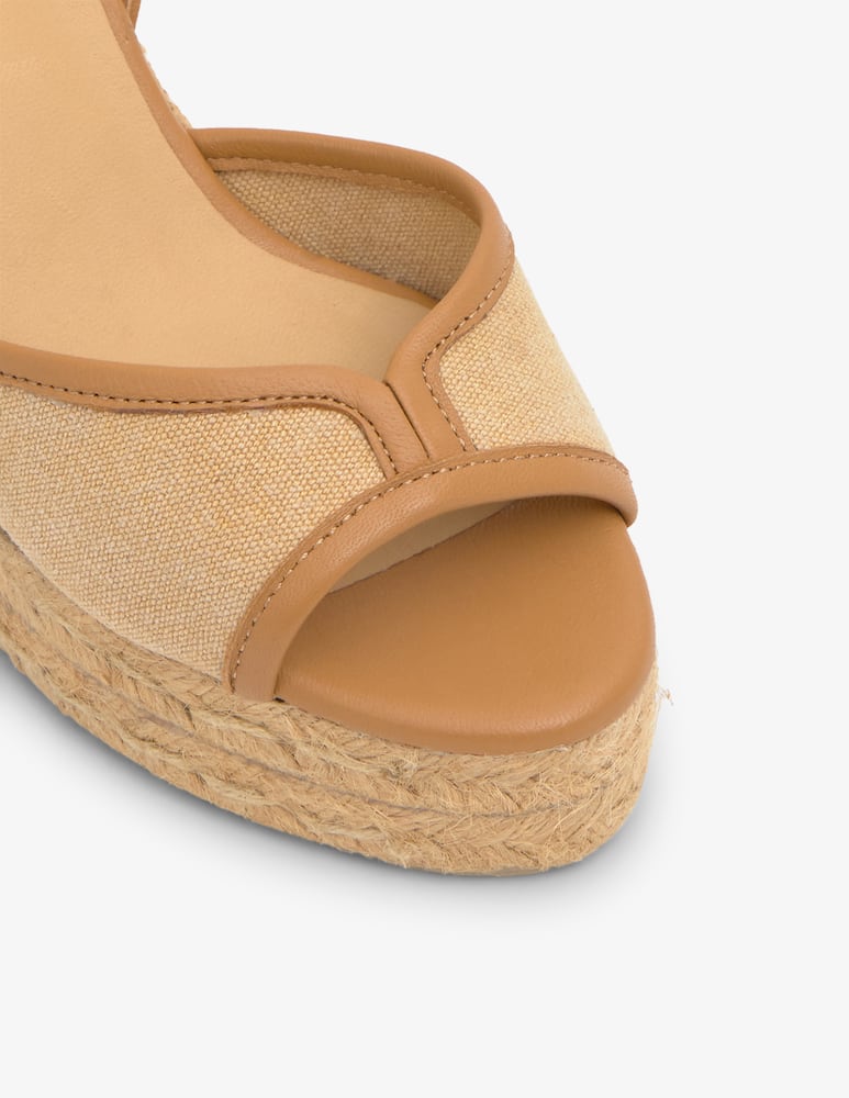 rinascente Castaner Brigitte canvas wedge sandals