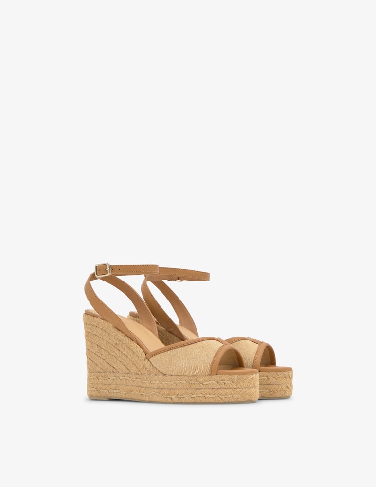rinascente Castaner Brigitte canvas wedge sandals